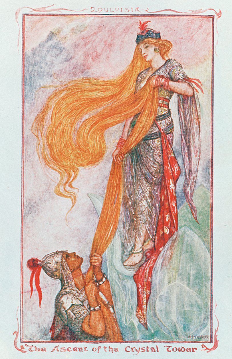 The Ascent of the Crystal Tower, illustrasjon til 