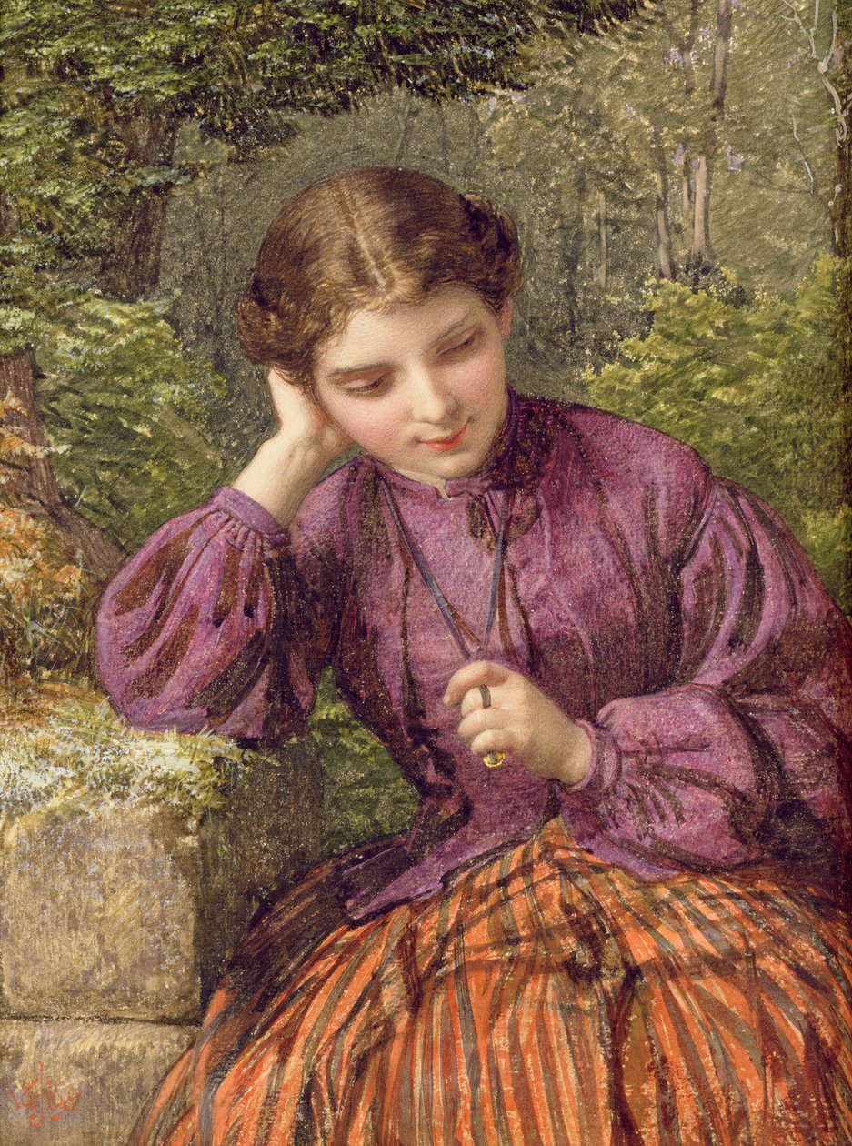 A Woodland Secret, 1868 av Henry Le Jeune