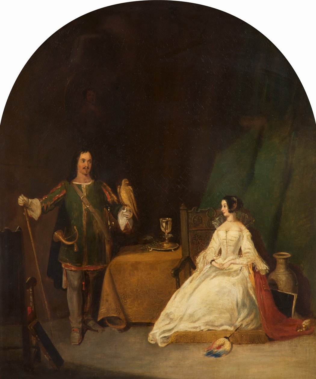 De forlovede, 1820-32 av Henry Liverseege