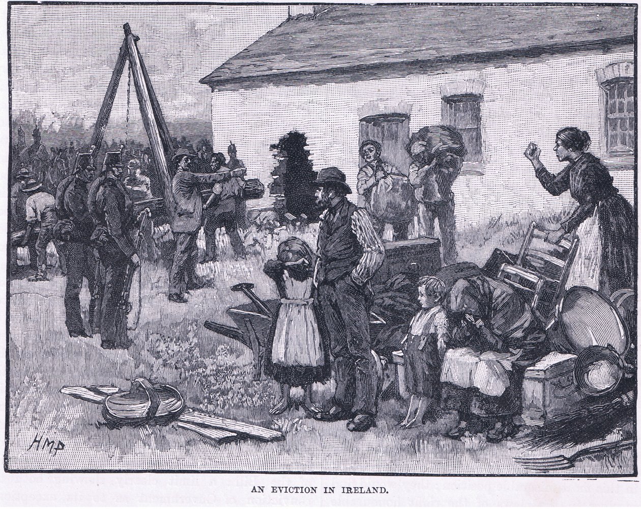 En utkastelse i Irland 1870 e.Kr av Henry Marriott Paget