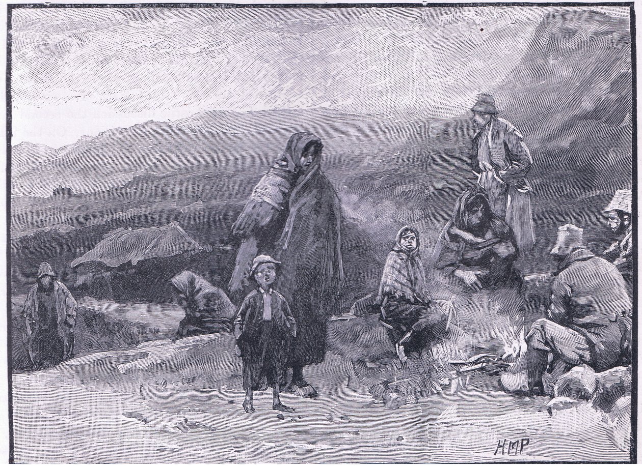 Irske reisende 1836 e.Kr av Henry Marriott Paget