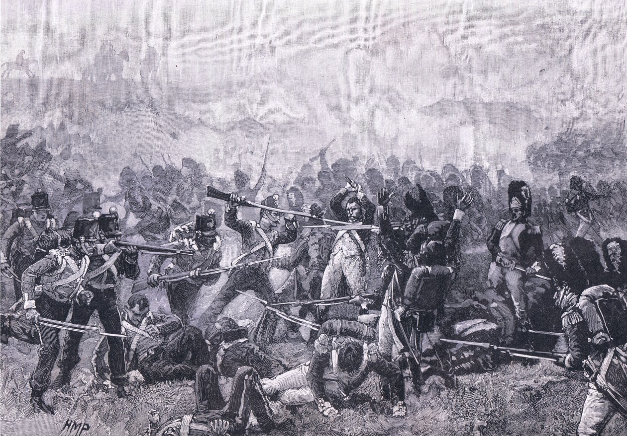 Slaget ved Waterloo 1815 e.Kr av Henry Marriott Paget