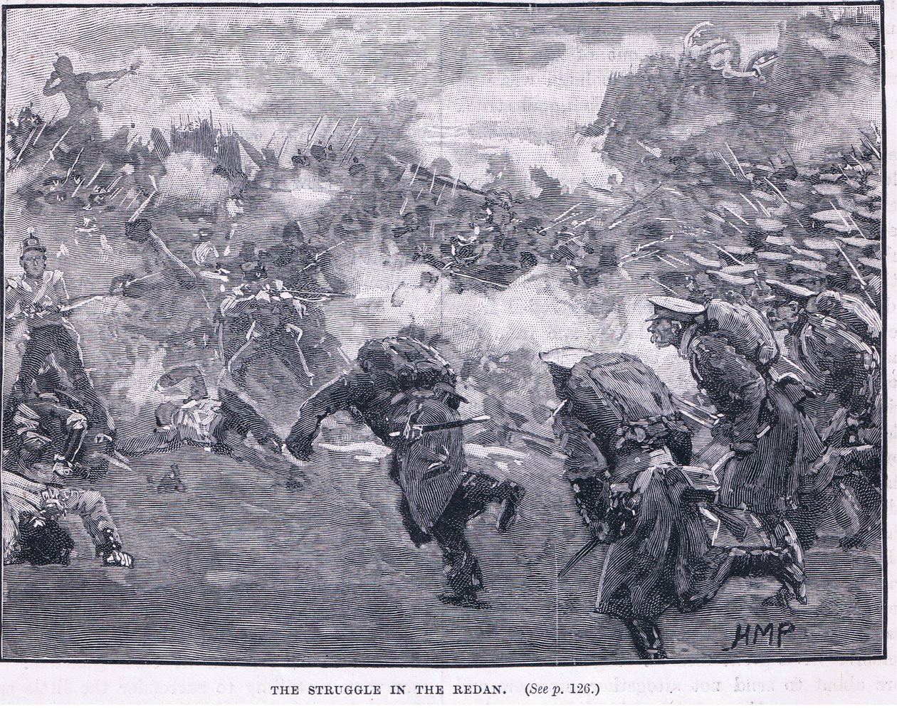 Kampen i Malakoff 1855 e.Kr av Henry Marriott Paget