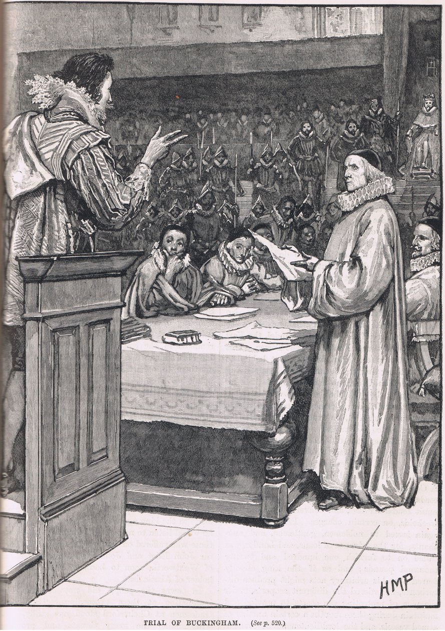 Rettssaken mot Buckingham 1626 av Henry Marriott Paget