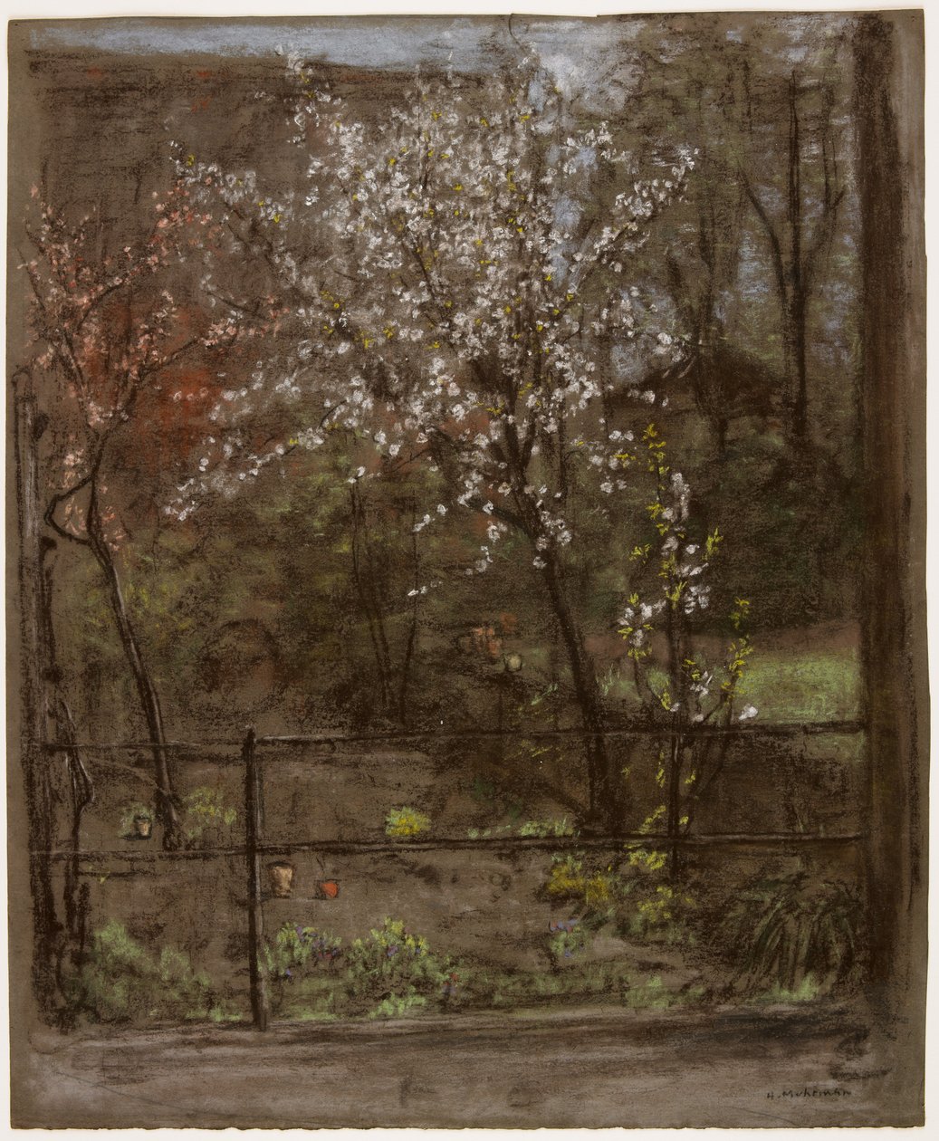 Vårblomster (pastell) av Henry Muhrmann
