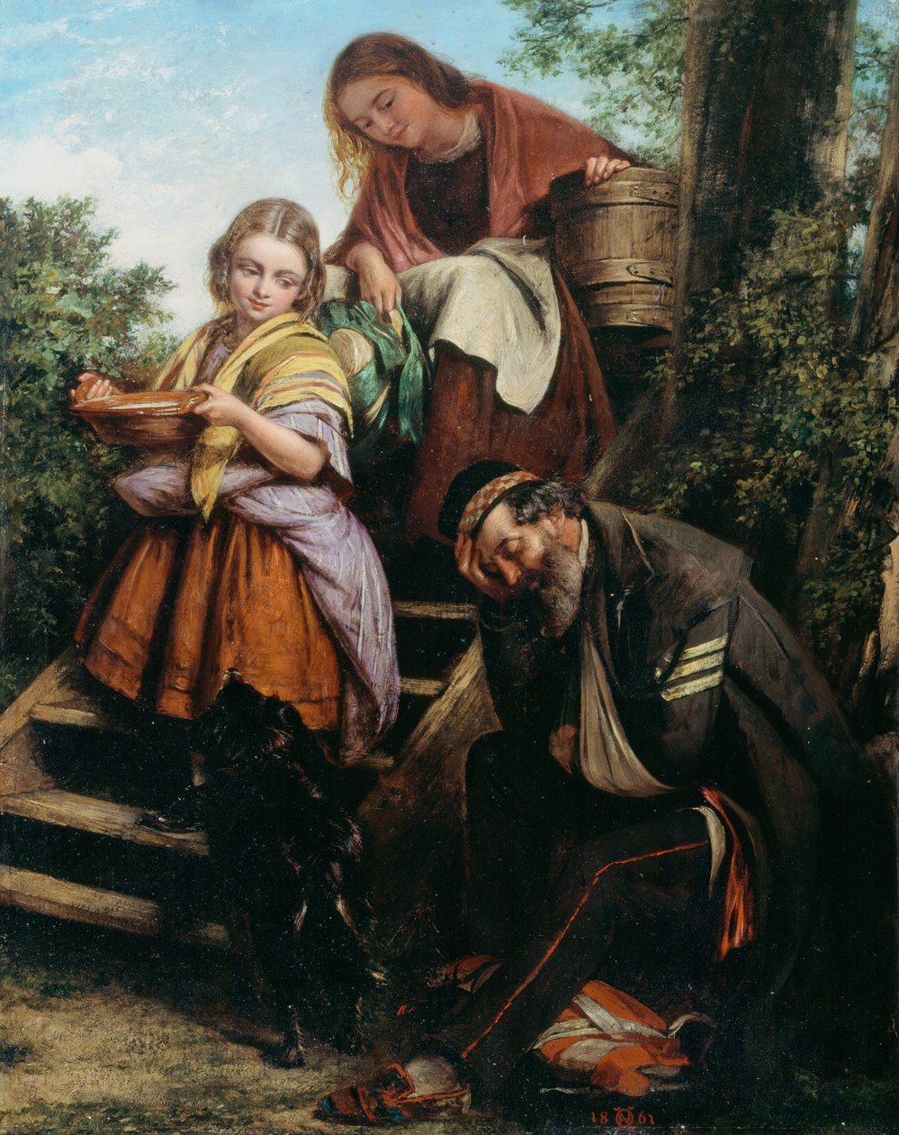 Soldatens retur, ca. 1861 av Henry Nelson O