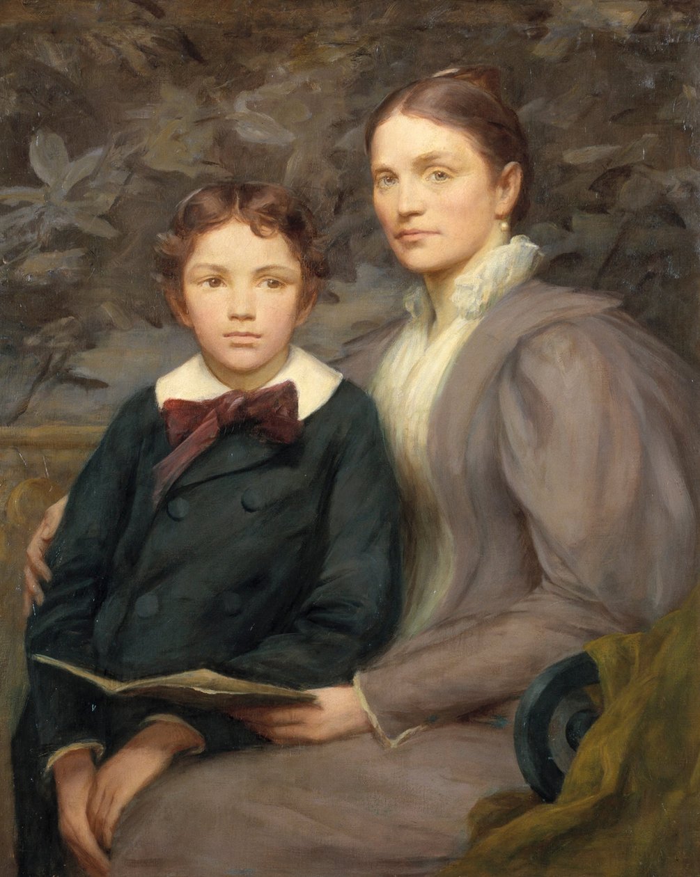 Mrs. William T. Evans og hennes sønn av Henry O. Walker