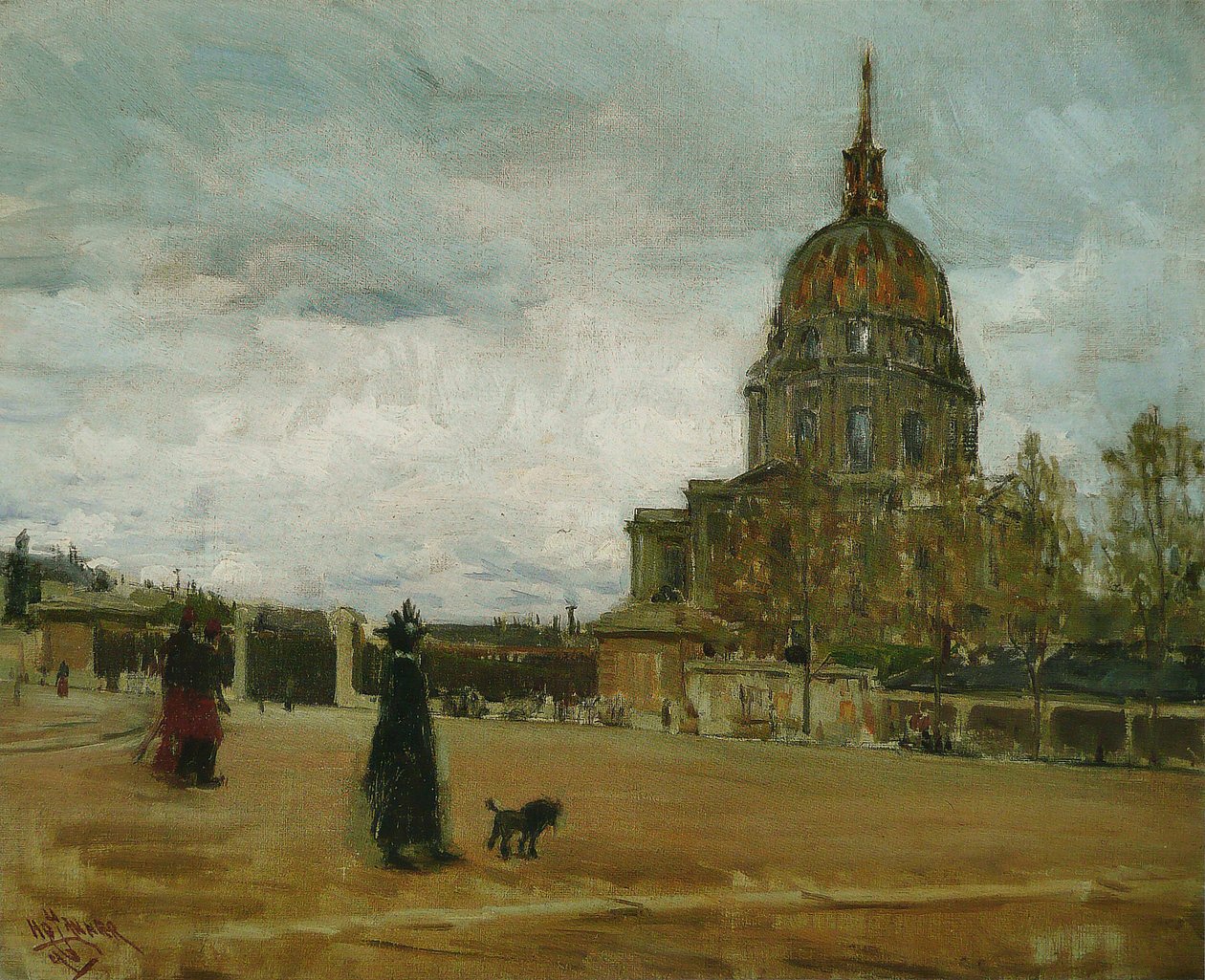 Les Invalides, Parisn fransk: Les Invalides, Parisn av Henry Ossawa Tanner