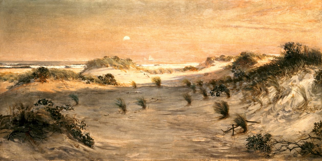 Sanddyner ved solnedgang, Atlantic City av Henry Ossawa Tanner