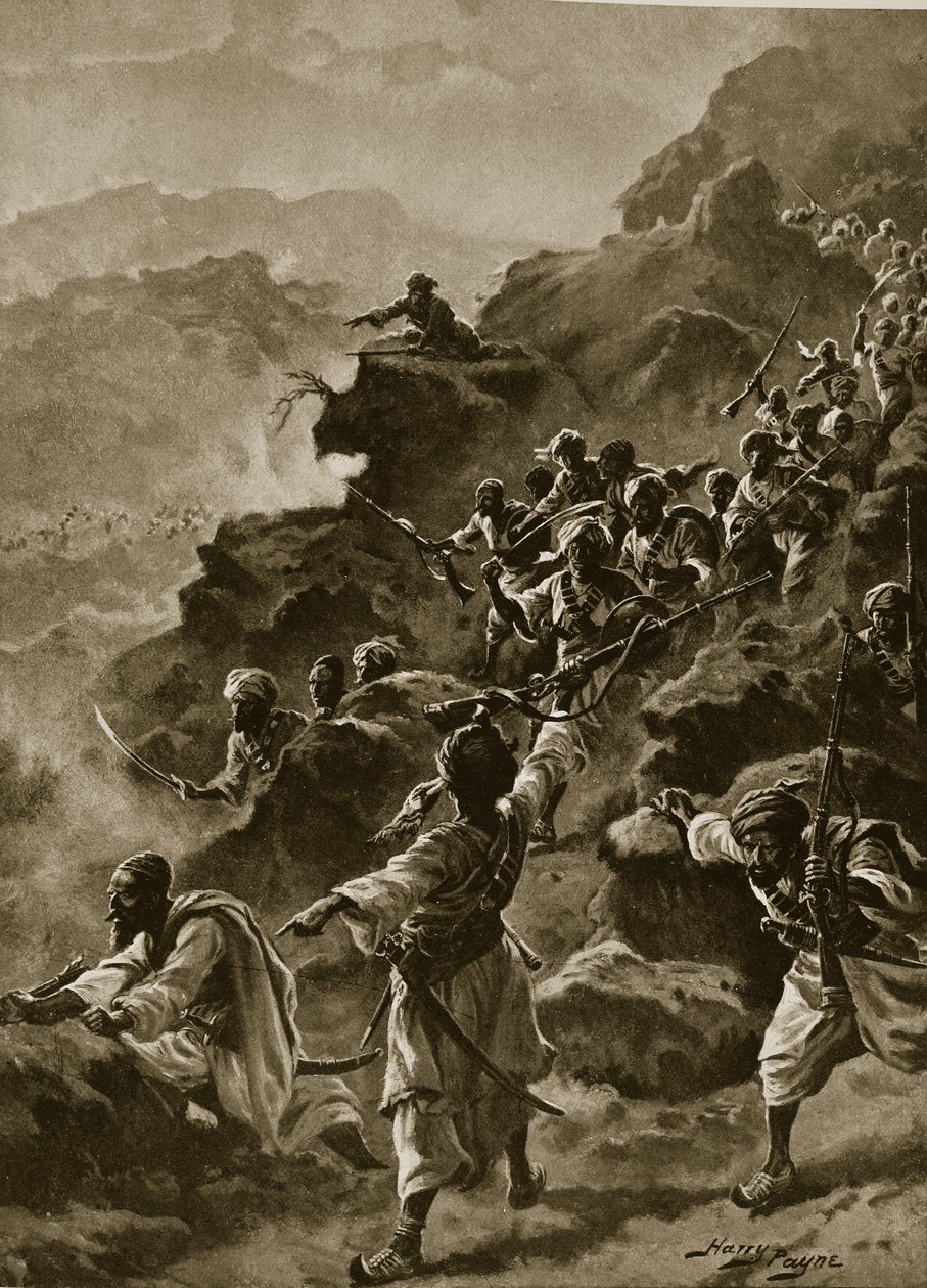 Et raid av Afridis av Henry Payne