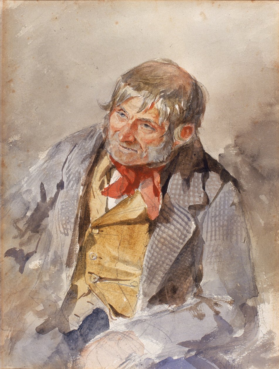 A Cullercoats Fisherman (kroppsfarge) av Henry Perlee Parker
