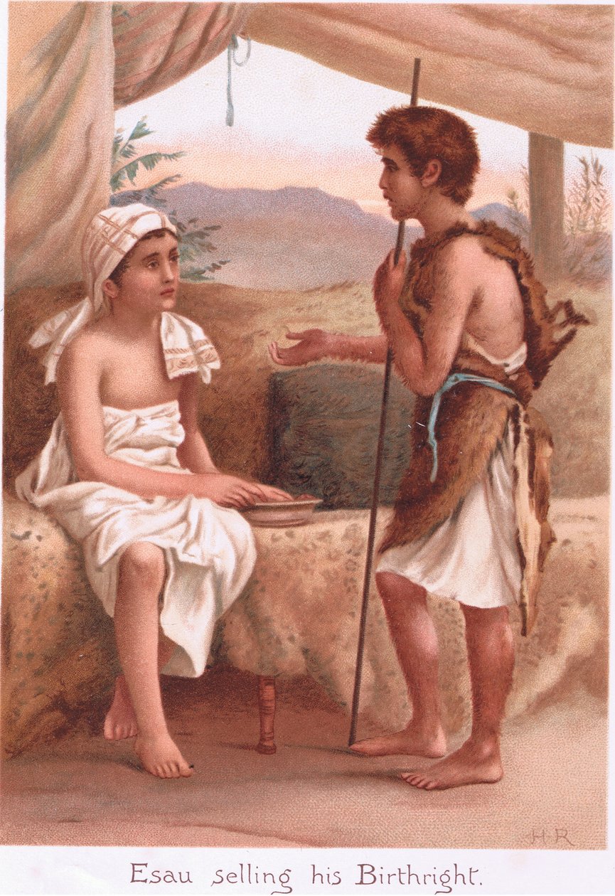 Esau selger sin førstefødselsrett av Henry Ryland