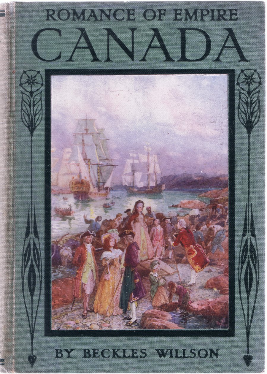 Forside av Romance of Canada, ca. 1920 av Henry Sandham