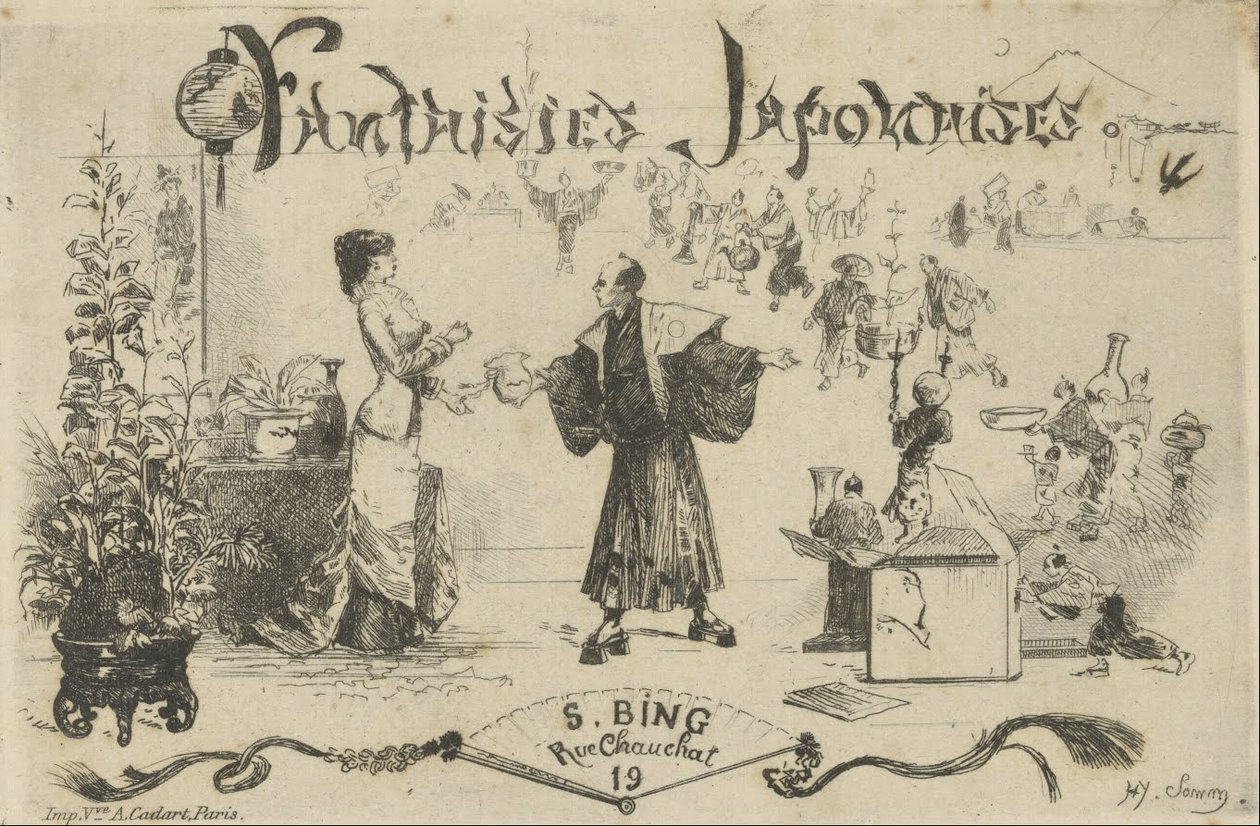 Japanese Fantasies, S. Bing, Rue Chauchat av Henry Somm