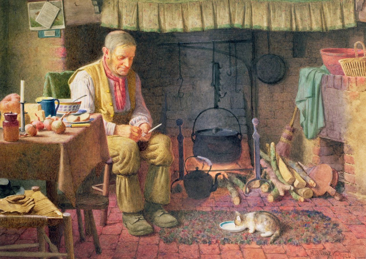 Ved peisen av Henry Spernon Tozer