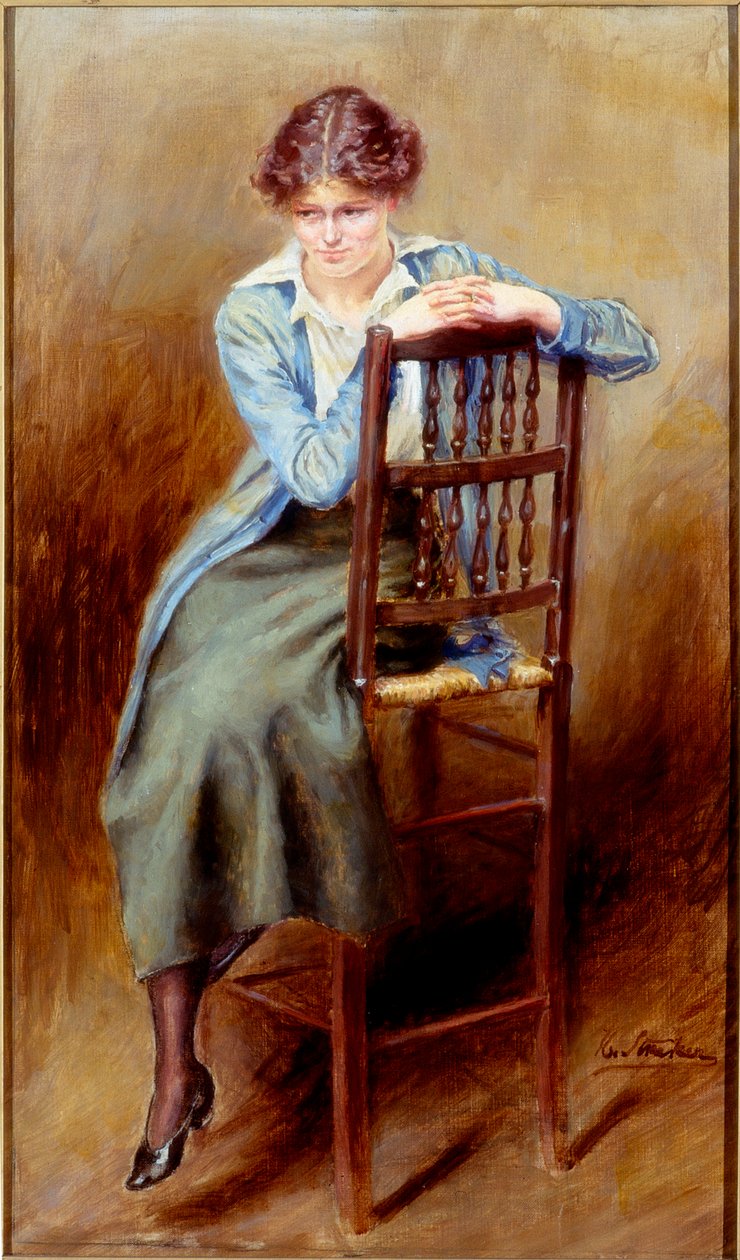 Sittende kvinne av Henry Straker