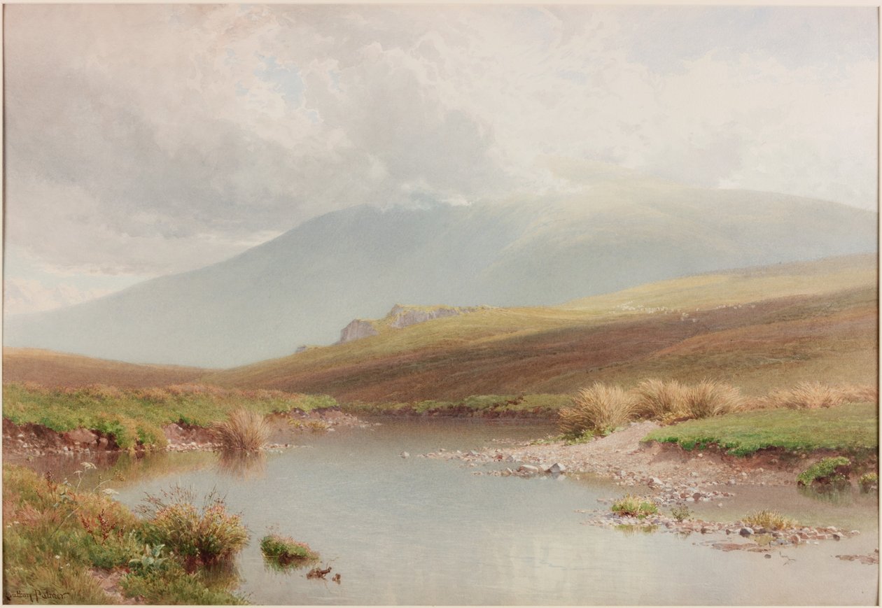 Fjelllandskap (kroppsfarge) av Henry Sutton Palmer