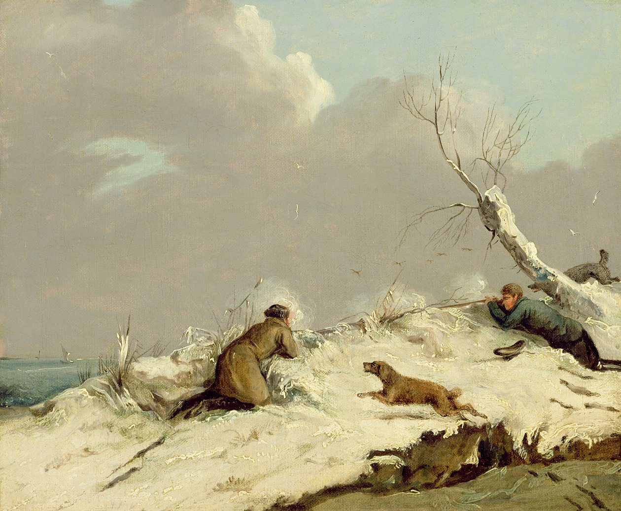 Andeskyting om vinteren av Henry Thomas Alken