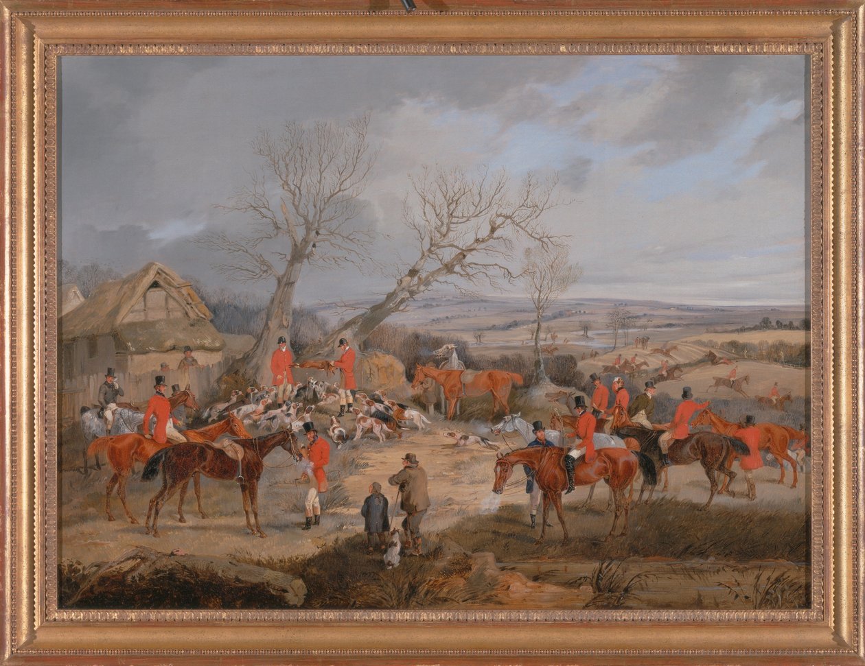 Hunting Scene- The Kill av Henry Thomas Alken