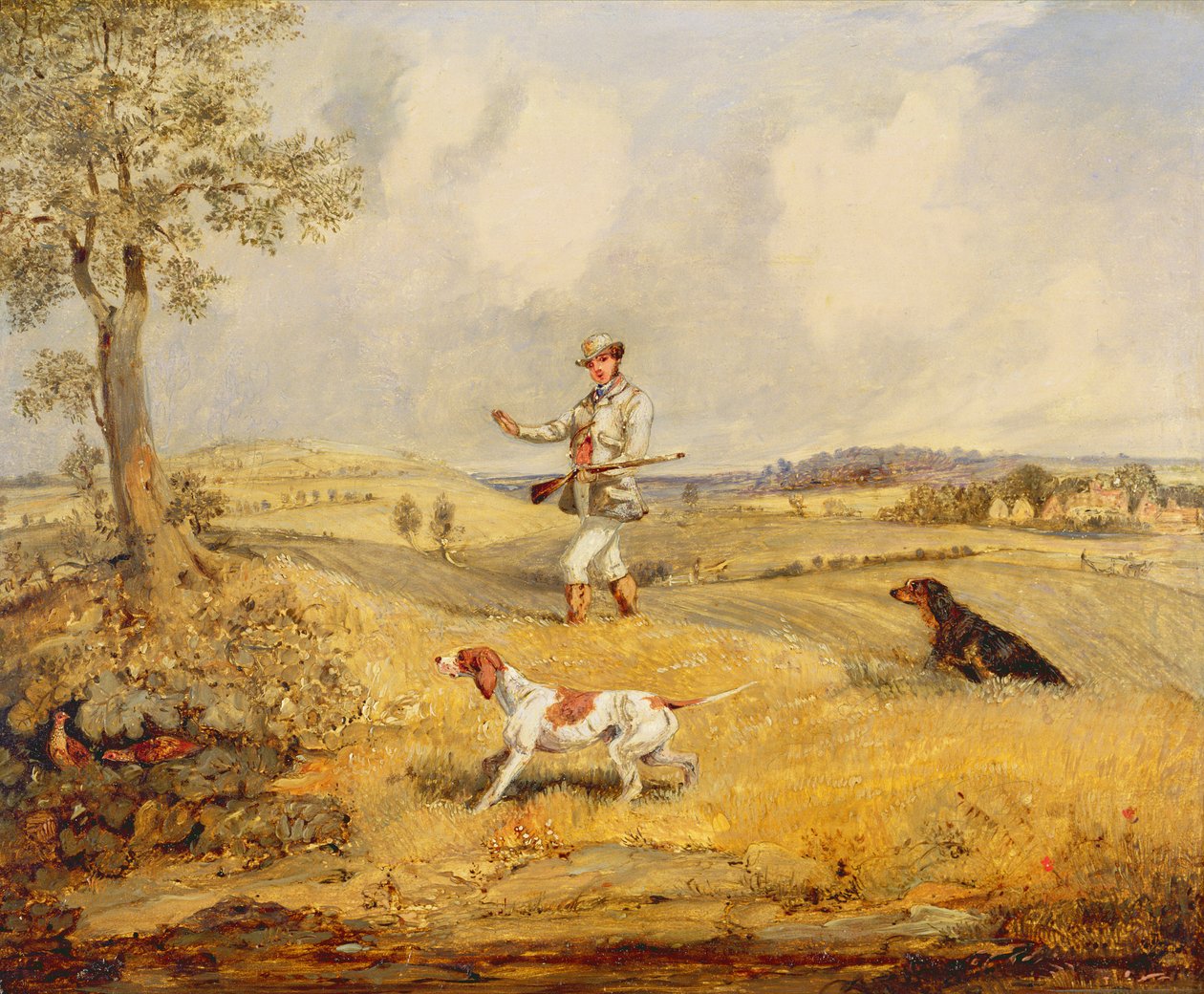 Rapphøneskyting av Henry Thomas Alken