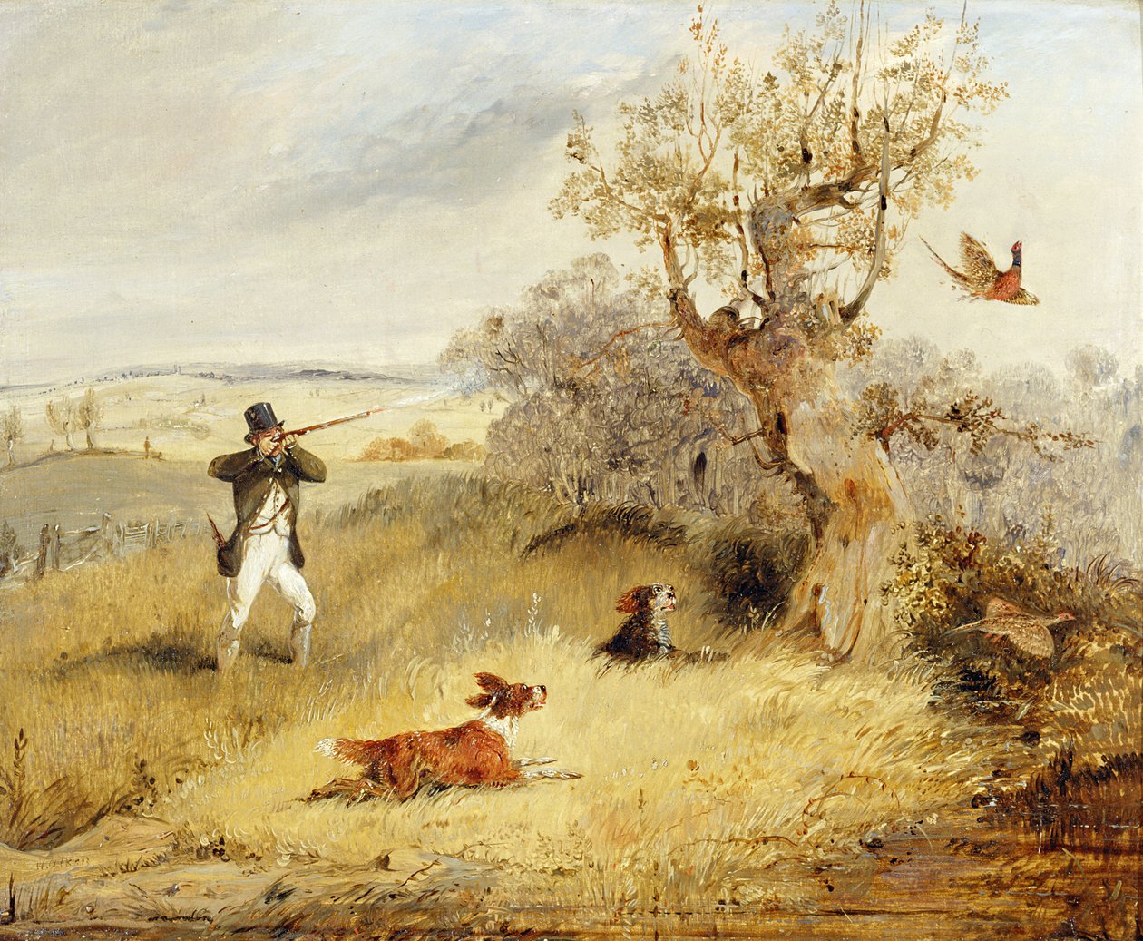 Fasanskyting av Henry Thomas Alken