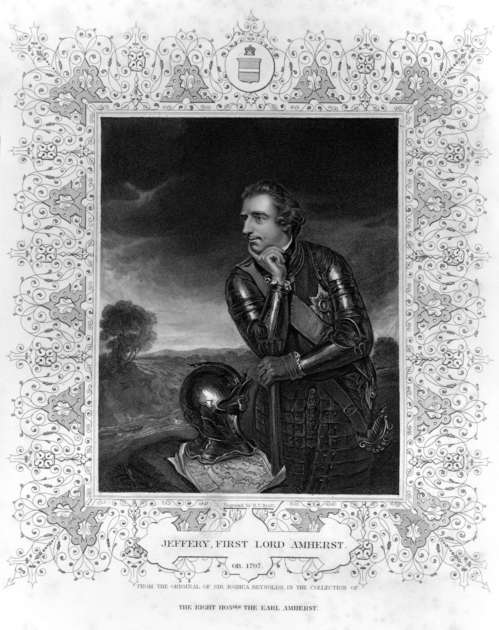 Portrett av Sir Jeffrey Amherst av Henry Thomas Ryall