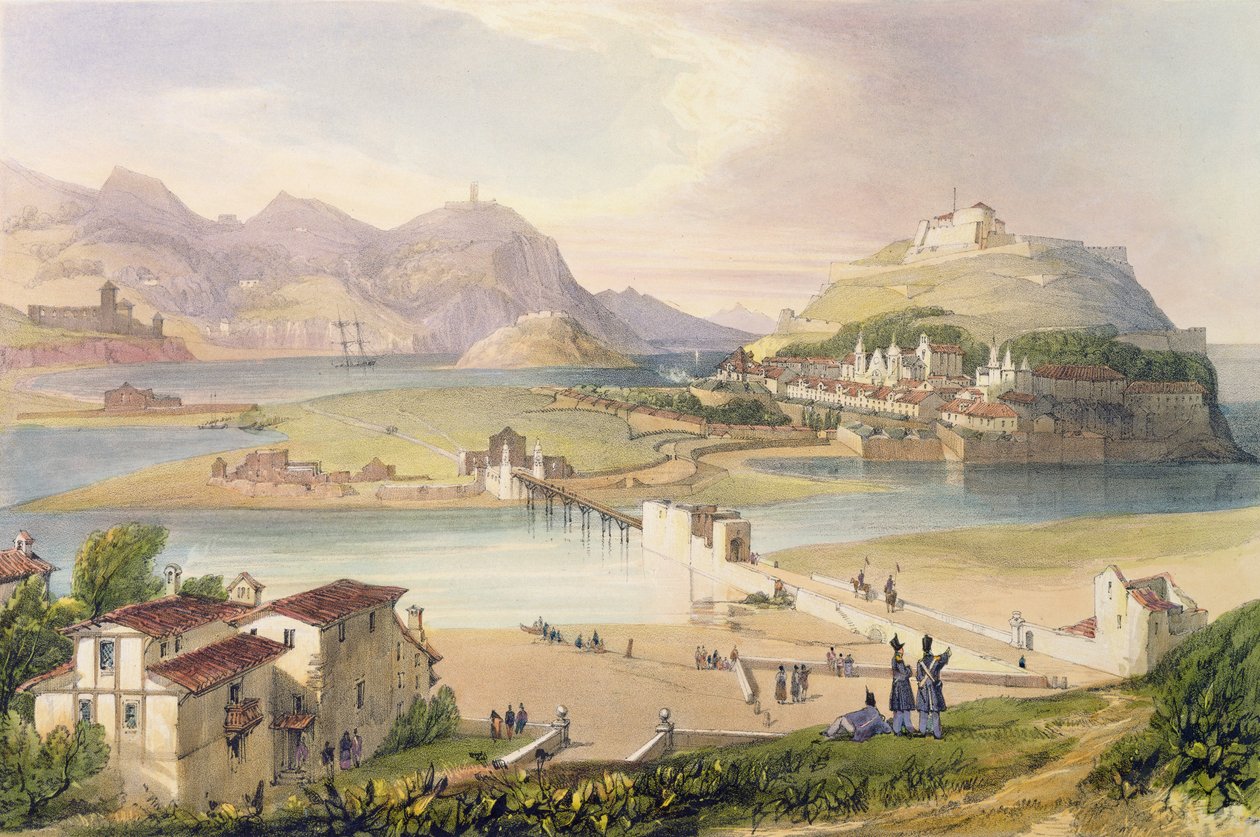 San Sebastian, 1838 av Henry Wilkinson