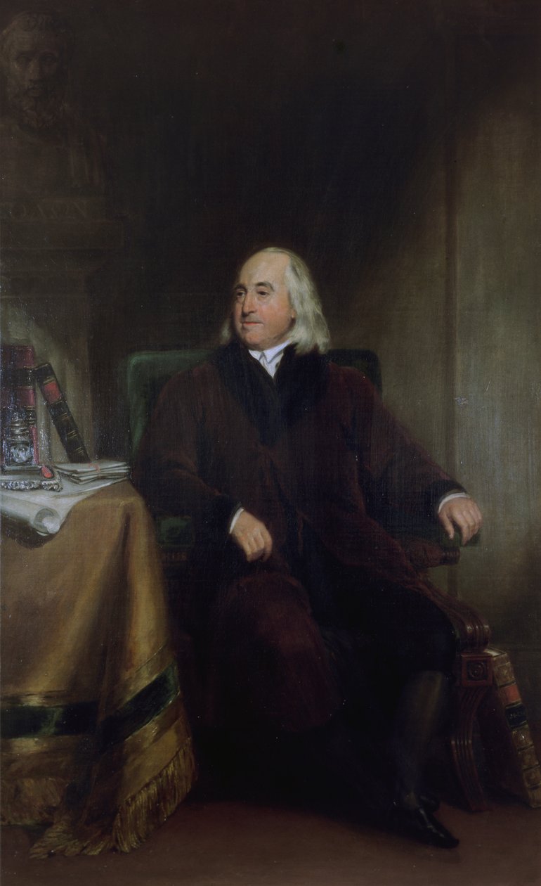 Jeremy Bentham, ca. 1829 av Henry William Pickersgill