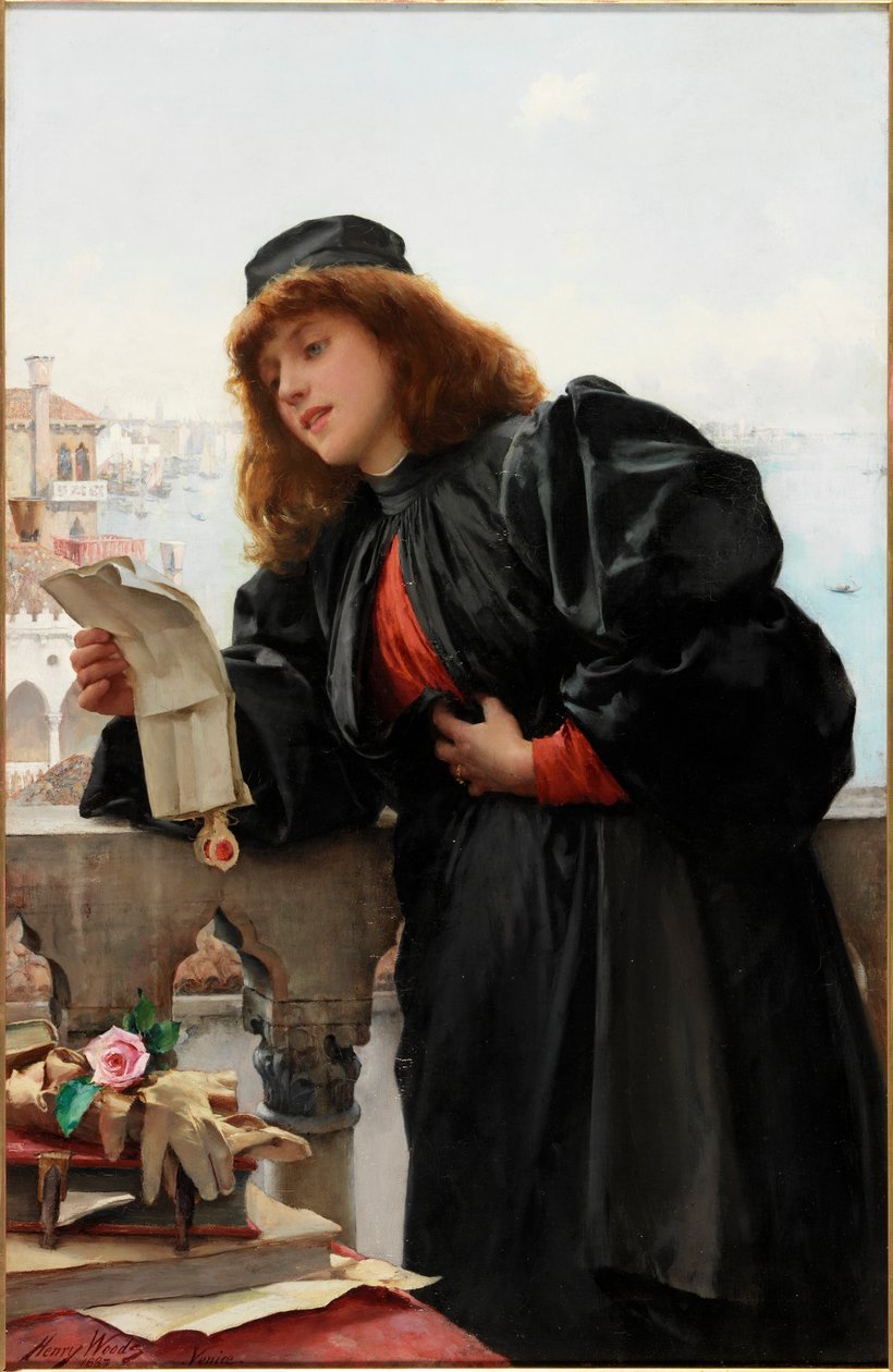 Portia, 1887 av Henry Woods