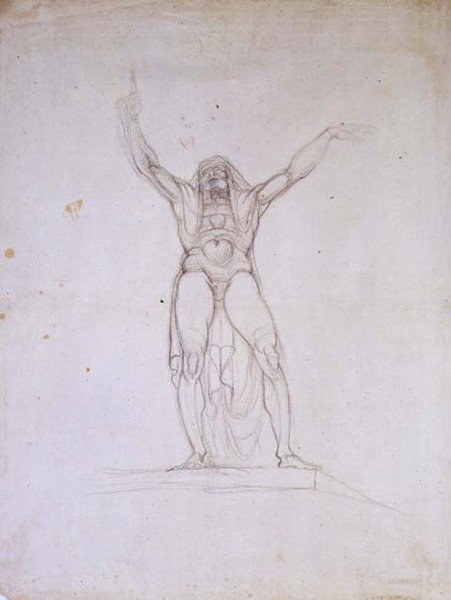 Satan av Johann Heinrich Füssli