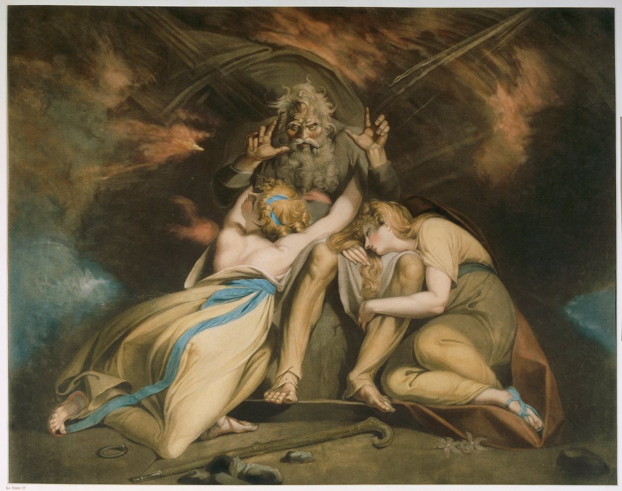 Østerrike, Wien, maleri av Ødipus død av Henry  Fuseli