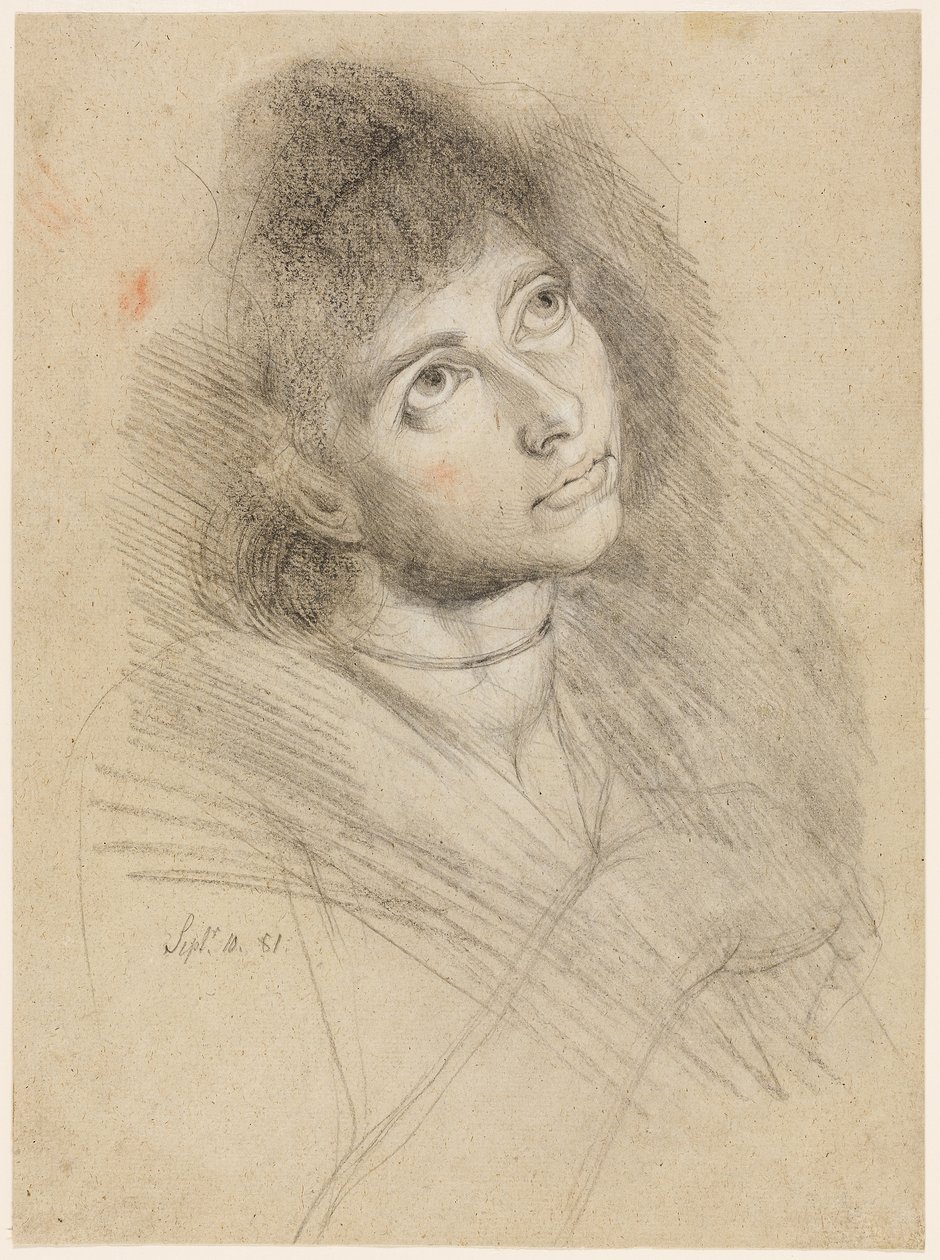 Portrett av en kvinne (Martha Hess) av Henry (1741 1825) Fuseli