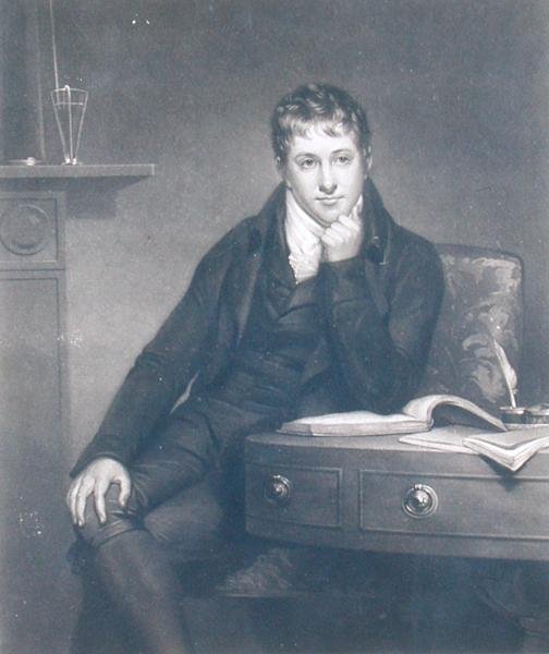 Sir Humphry Davy (1778-1829), gravert av S.W. Reynolds av Henry (after) Howard