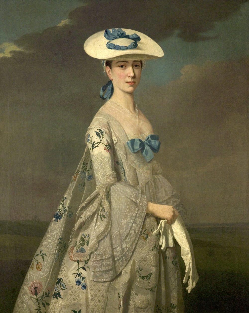 Miss Dixie, ca. 1750-55 (olje på lerret) av Henry (attr.to) Pickering