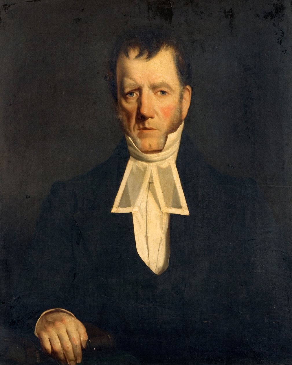 Rev JG Bryden (olje på lerret) av Henry (follower of) Raeburn