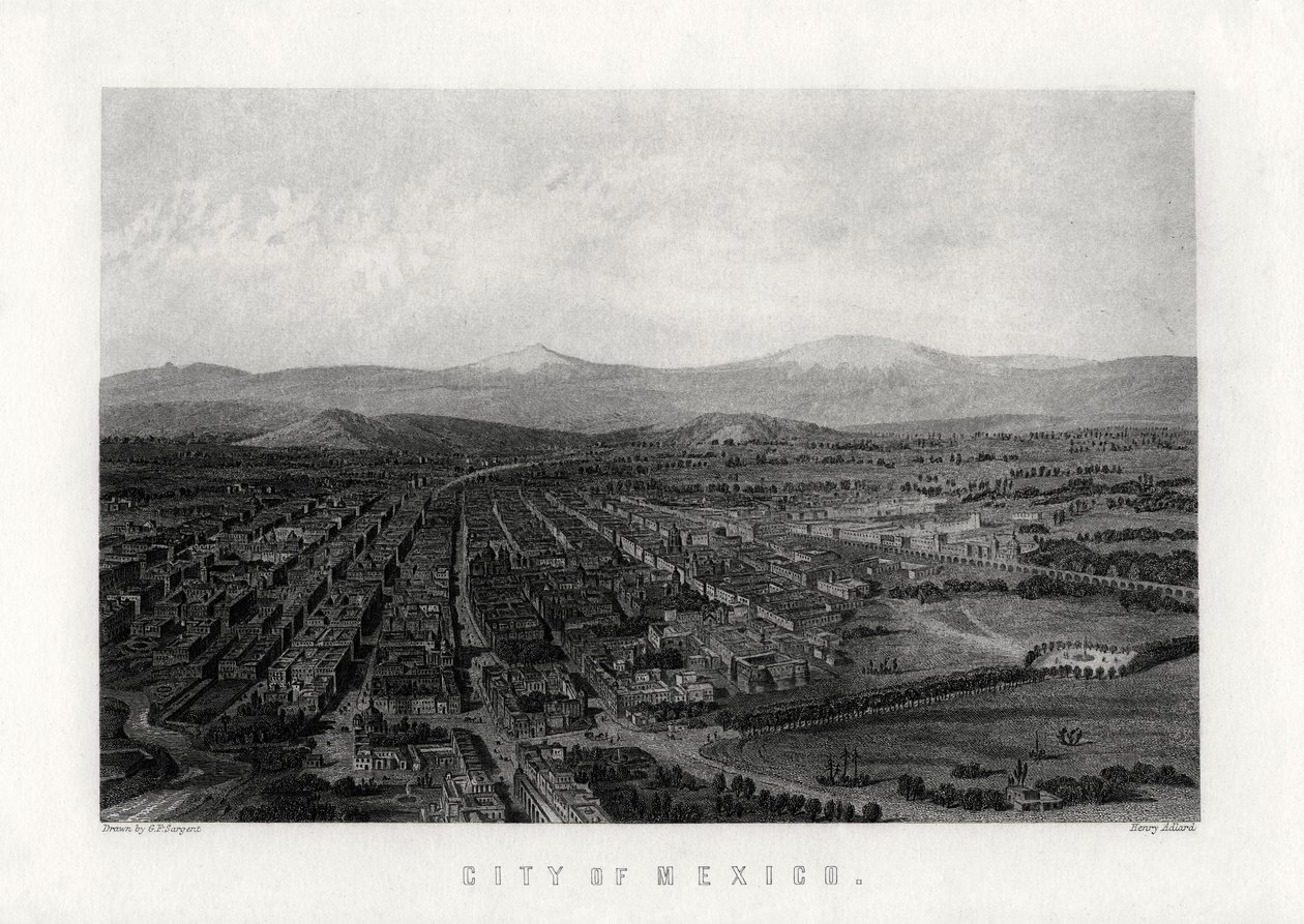 Byen Mexico, 1883 av Henry Adlard