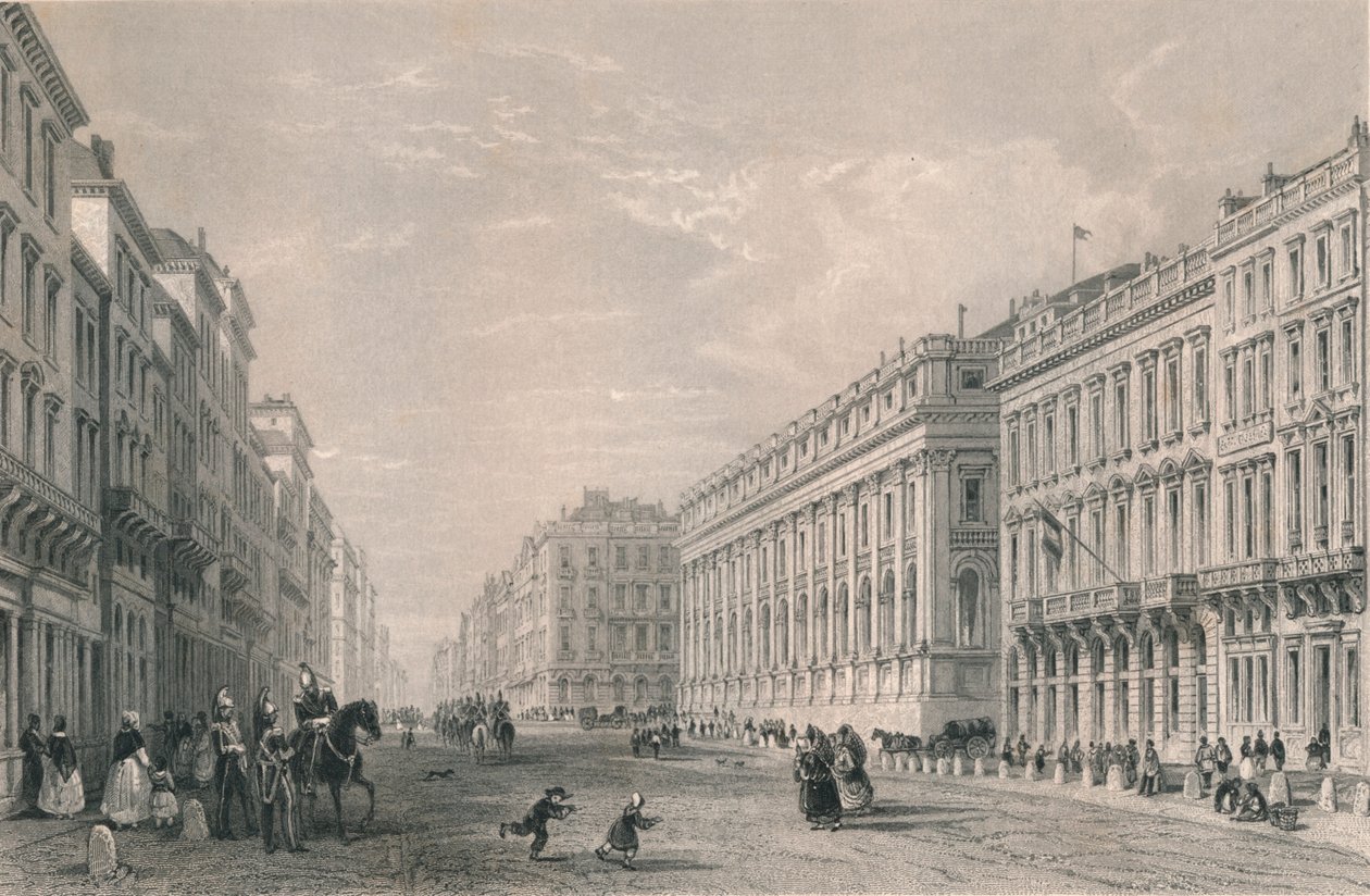 Rue du Chapeau Rouge, Bordeaux, midten av 1800-tallet. av Henry Adlard