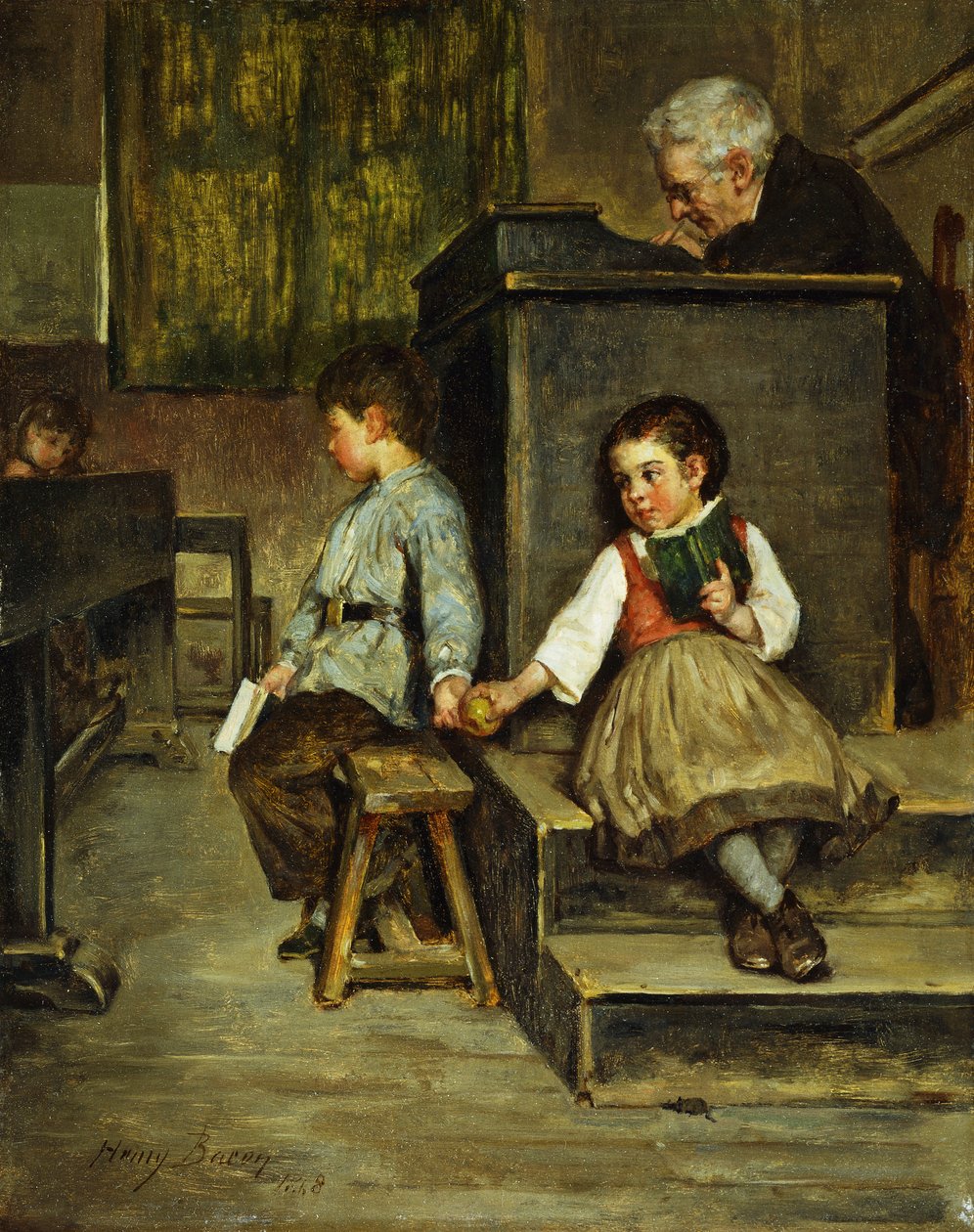Klasserommet, 1868 av Henry Bacon