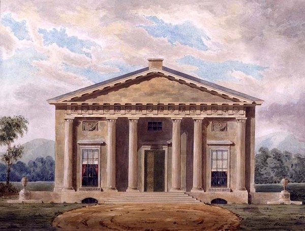 Design for en nyklassisk villa av Henry Bailey