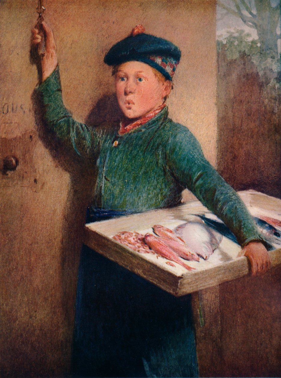 The Fishmongers Call, c1886 av Henry Benjamin Roberts