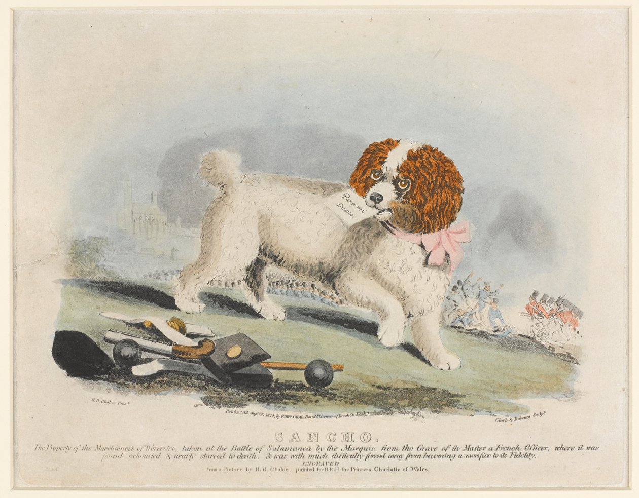?Sancho?, slaget ved Salamanca, 1812 av Henry Bernard Chalon