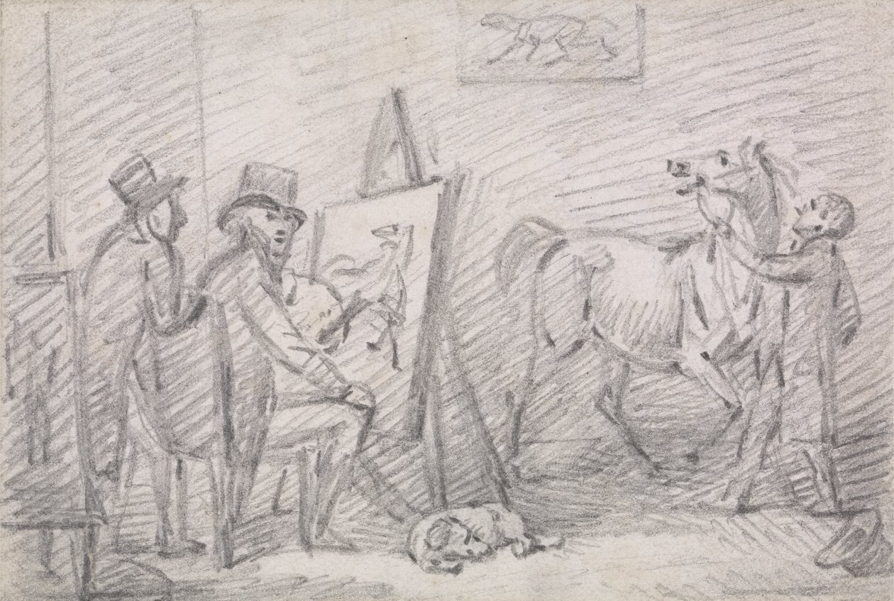 Kunstnerstudioet av Henry Bernard Chalon