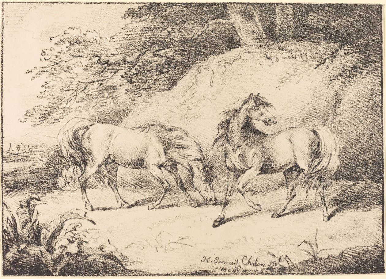 Ville hester av Henry Bernard Chalon