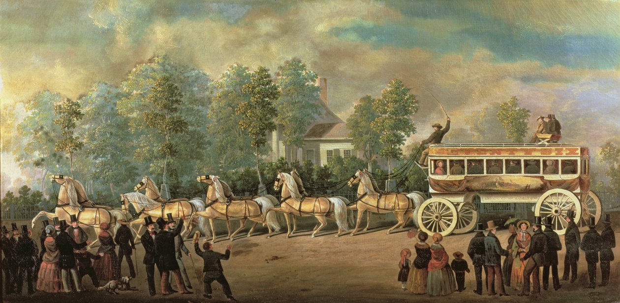 Trener 76 fra Knickerbocker Line, Brooklyn, ca. 1840-50 av Henry Boese