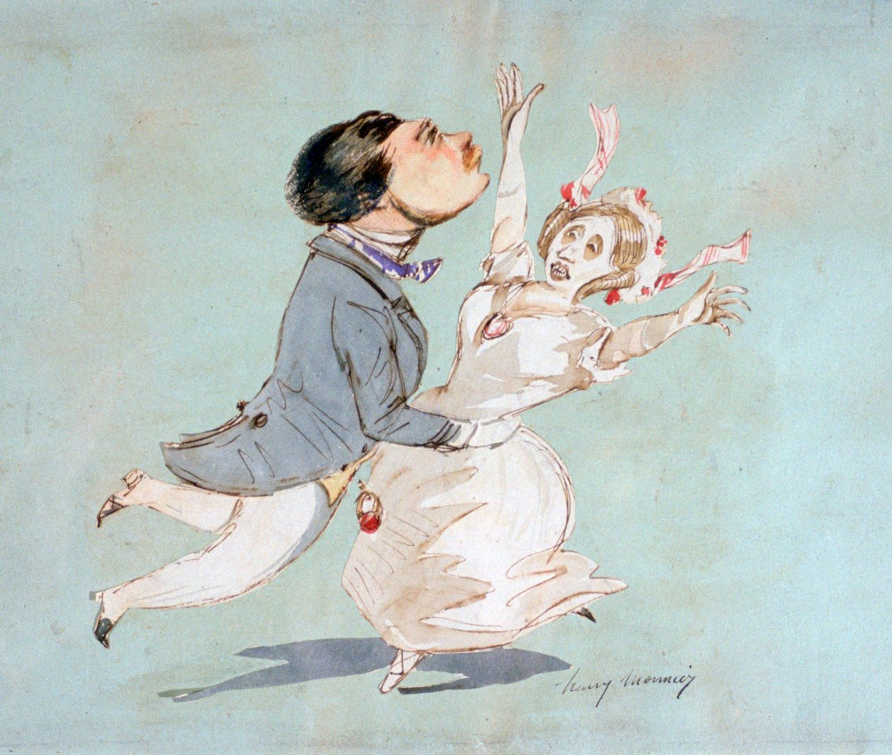 Et par, c1825-1877 av Henry Bonaventure Monnier