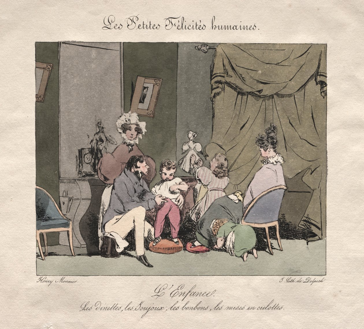 Little Human Felicities: Childhood av Henry Bonaventure Monnier