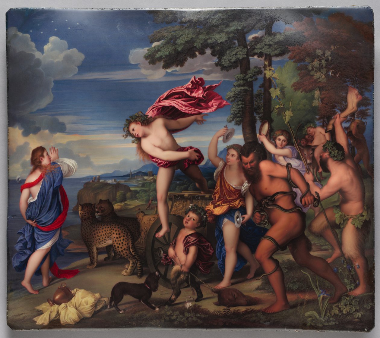 Bacchus og Ariadne av Henry Bone
