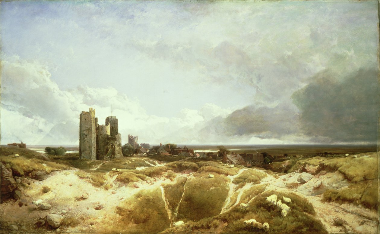 Orford Castle, 1856 av Henry Bright