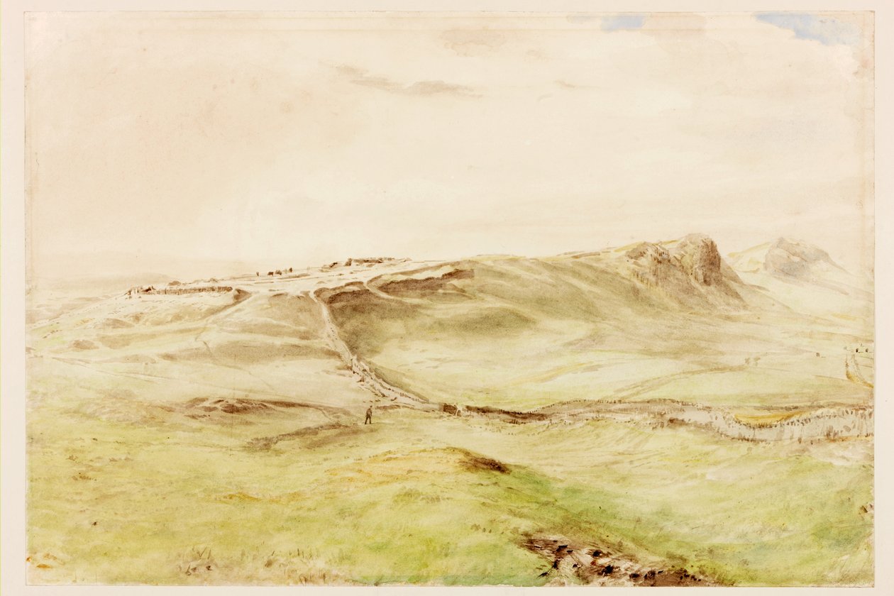 Borcovicus (blyant og akvarell på papir (limt på kort)) av Henry Burdon Richardson