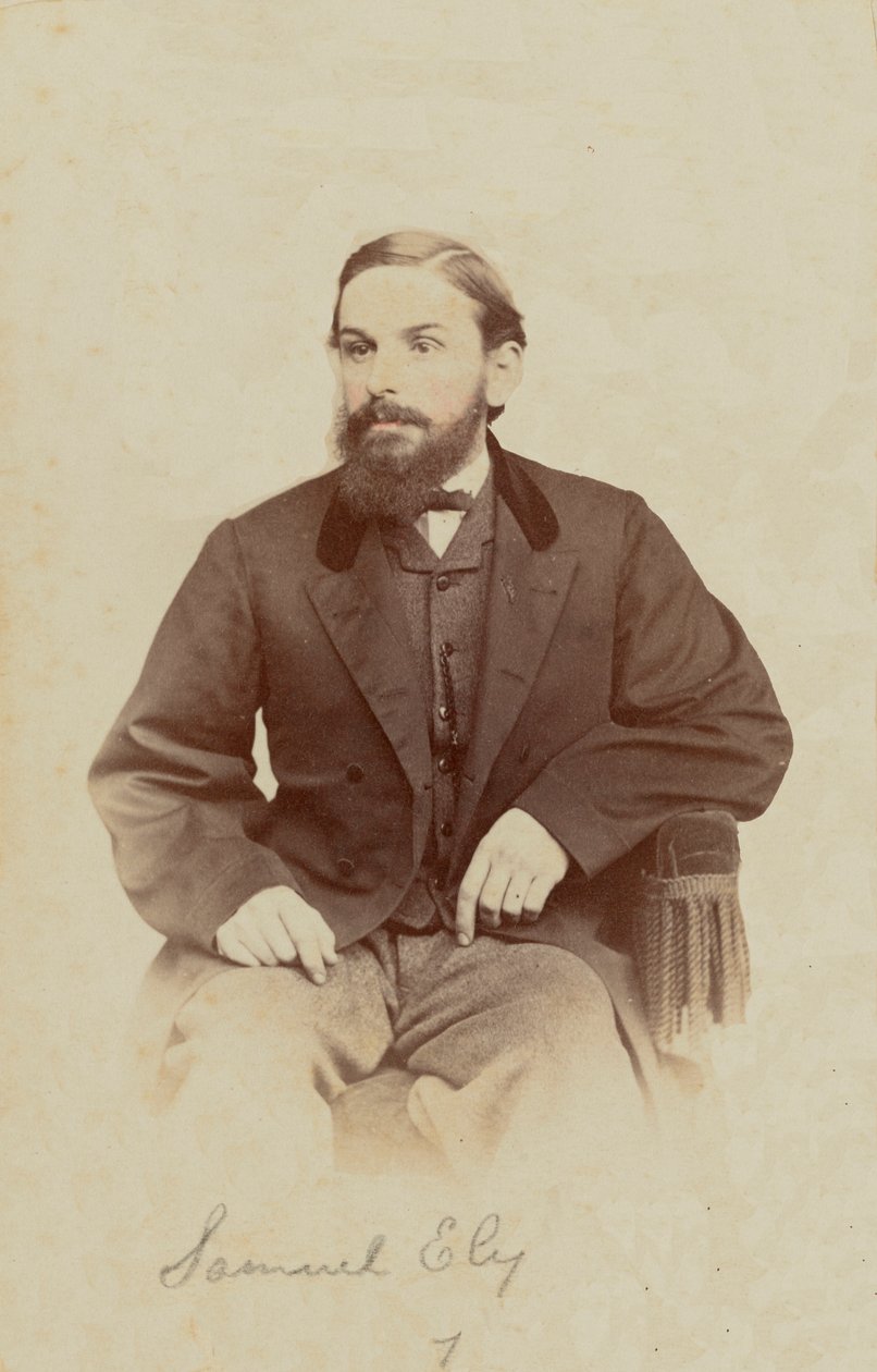 Carte-de-visite-portrett av Samuel Ely, 1862-1869. av Henry C. Phillips